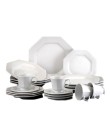 Foto Aparelho de Jantar Oitavado de Porcelana 42 Peças - Schmidt Prisma