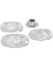 Foto Aparelho de Jantar Quadrado de Porcelana 20 Peças - Euro Home Satin Flower