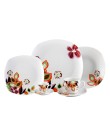 Aparelho de Jantar Quadrado de Porcelana 20 Peças - Rojemac Priscilla Foto Aparelho de Jantar Quadrado de Porcelana 20 Peças - Rojemac Priscilla