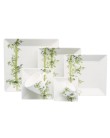 Foto Aparelho de Jantar Quadrado de Porcelana 30 Peças - Oxford Porcelanas Quartier Bamboo