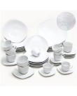 Foto Aparelho de Jantar Quadrado de Porcelana 42 Peças - Blu Moments
