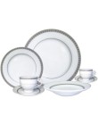 Aparelho de Jantar Redondo de Porcelana 42 Peças - Casa Ambiente Prata Foto Aparelho de Jantar Redondo de Porcelana 42 Peças - Casa Ambiente Prata