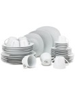 Foto Aparelho de Jantar Redondo de Porcelana 42 Peças - Classic Home XL005