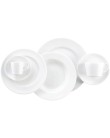 Aparelho de Jantar Redondo de Porcelana 42 Peças - Del Porto Branco Foto Aparelho de Jantar Redondo de Porcelana 42 Peças - Del Porto Branco
