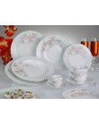 Foto Aparelho de Jantar Redondo de Porcelana 42 Peças - Schmidt Elizabeth