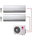 Ar Condicionado Multi Split LG 24.000 BTUs Controle Remoto Quente/Frio M122HD / M242HX Foto Ar Condicionado Multi Split LG 24.000 BTUs Controle Remoto Quente/Frio M122HD / M242HX