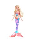 Boneca Barbie Sereia com Luzes Loira Mattel Foto Boneca Barbie Sereia com Luzes Loira Mattel