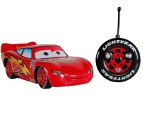 Carrinho de Controle Remoto Yellow Carros 2 Relâmpago Mcqueen 7 Funções