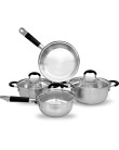Foto Conjunto de Panelas Aço Inox 4 peça(s) Yins YH05004