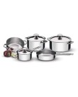 Foto Conjunto de Panelas Aço Inox 5 peça(s) Brinox Roma 4860/100