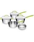 Foto Conjunto de Panelas Aço Inox 5 peça(s) Tramontina Allegra 65650467