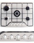 Foto Cooktop Falmec Gourmet 5 Bocas Inox FP70CFVX