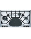 Cooktop Franke 6 Bocas Inox Ópera 90 GTC VITRO Foto Cooktop Franke 6 Bocas Inox Ópera 90 GTC VITRO