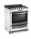Fogão de Piso Brastemp Clean 6 Bocas BF076BB Foto Fogão de Piso Brastemp Clean 6 Bocas BF076BB