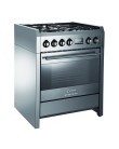 Foto Fogão de Piso Brastemp Gourmand 4 Bocas Acendimento Superautomático Inox Grill XFB70A