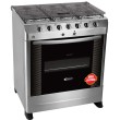Fogão de Piso Clarice Rainha 6 Bocas Acendimento Automático Grill Rainha Color 6 Inox Foto Fogão de Piso Clarice Rainha 6 Bocas Acendimento Automático Grill Rainha Color 6 Inox