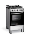 Fogão de Piso Consul 4 Bocas Inox CF550BR Foto Fogão de Piso Consul 4 Bocas Inox CF550BR