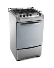 Fogão de Piso Electrolux Chef 4 Bocas Inox 52SX Foto Fogão de Piso Electrolux Chef 4 Bocas Inox 52SX