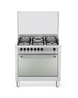 Fogão de Piso Lofra 5 Bocas Inox MXG96MFI Foto Fogão de Piso Lofra 5 Bocas Inox MXG96MFI