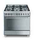 Foto Fogão de Piso Smeg 6 Bocas Inox C91GVXI