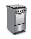 Foto Fogão de Piso Venax Gaudi 4 Bocas Acendimento Automático Inox Grill Prisma 4
