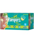 Foto Fralda Pampers Total Confort Tamanho M Jumbo 100 Unidades