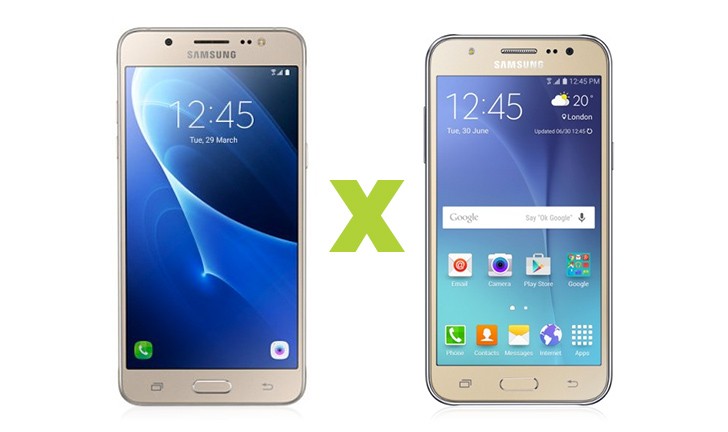 Galaxy J5 2016 vs Galaxy J5 2015 Galaxy J5 2016 vs Galaxy J5 2015