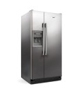 Foto Geladeira Brastemp Frost Free Side by Side 561 Litros Dispenser de Água Externo Inox BRS62BR