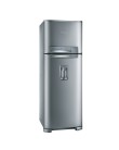 Foto Geladeira Electrolux Celebrate Blue Touch Frost Free Duplex 428 Litros Dispenser de Água Externo Inox DWX50
