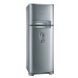 Geladeira Electrolux Celebrate Blue Touch Frost Free Duplex 428 Litros Dispenser de Água Externo Inox DWX50 Foto Geladeira Electrolux Celebrate Blue Touch Frost Free Duplex 428 Litros Dispenser de Água Externo Inox DWX50
