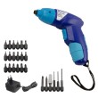 Kit Parafusadeira Concreto Madeira Metal Funciona à Bateria 5 V  -  Megatron 585