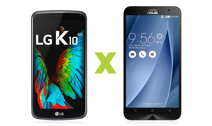 LG K10 vs Asus Zenfone 2 LG K10 vs Asus Zenfone 2
