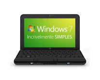 Netbook HP 10,1" 110-1150br 2 GB 250 GB Intel Atom N270 Windows 7 Starter Edition