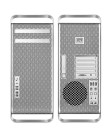 Foto PC Apple Mac Pro MB871BZ/A Intel Xeon Quad Core 2,66 GHz 3 GB 640 GB Mac OS X v10.5 Leopard