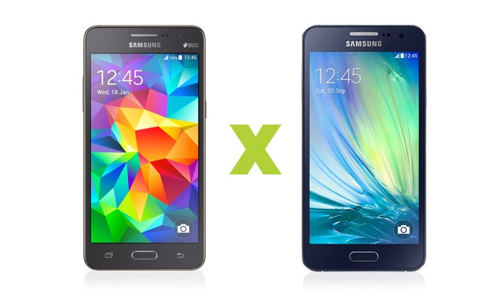 Galaxy A3 ou Galaxy Gran Prime Duos Galaxy A3 ou Galaxy Gran Prime Duos