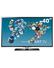 Foto TV LED 40" Smart TV Samsung Série 6 3D Full HD 4 HDMI Conversor Digital Integrado UN40D6400