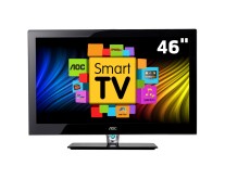 TV LED 46" Smart TV AOC Serie 158i Full HD 4 HDMI Conversor Digital Integrado LE46H158I