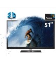 Foto TV Plasma 51" Samsung Série 4 3D 3 HDMI Conversor Digital Integrado PL51D491