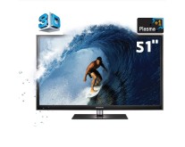 TV Plasma 51" Samsung Série 4 3D 3 HDMI Conversor Digital Integrado PL51D491