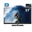TV Plasma 51" Samsung Série 4 3D 3 HDMI Conversor Digital Integrado PL51D491