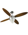 Foto Ventilador de Teto Aliseu Cromado 4 Pás