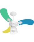 Foto Ventilador de Teto Venti-Delta Economiq New Baby Colors 3 Pás
