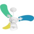 Ventilador de Teto Venti-Delta Economiq New Baby Colors 3 Pás