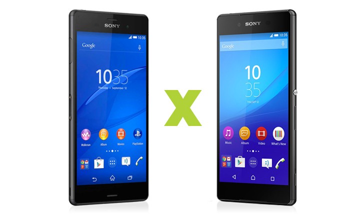 Xperia Z3 vs Xperia Z3+ Xperia Z3 vs Xperia Z3+