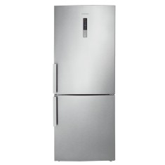Geladeira Samsung Bottom Freezer Frost Free Inverse 435 Litros Inox Barosa RL4353JBASL