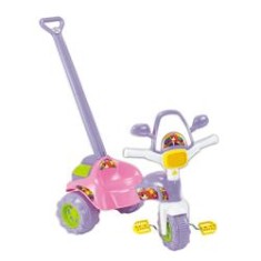 Triciclo com Pedal Magic Toys Tico-Tico Meg