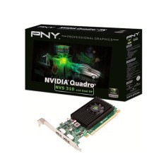 Placa de Video NVIDIA Quadro 310 512 MB DDR3 64 Bits PNY VCNVS310DP-PB