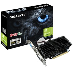 Placa de Video NVIDIA GeForce GT 710 2 GB DDR3 64 Bits Gigabyte GV-N710SL-2GL