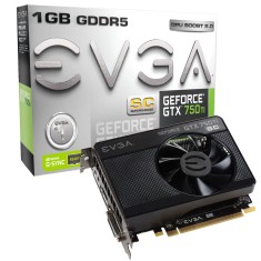 Placa de Video NVIDIA GeForce GTX 750 Ti 1 GB GDDR5 128 Bits EVGA 01G-P4-3752-KR