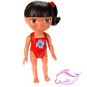 Boneca Dora a Aventureira Aventura Aquática Salva Vidas Fisher Price